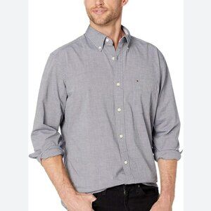 Tommy Hilfiger Mens Classic Fit Mens Button Down Shirt Long Sleeve XXL